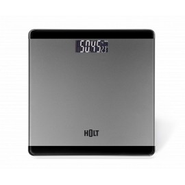 Весы напольные Holt HT-BS-008 black, макс.нагрузка 180 кг,точность измер. 0,05 кг,LCD дисплей с подсветкой,индикация заряда батареи,термометр