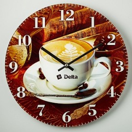 Часы настенные 30см "Кофе" (12) DT6-0001