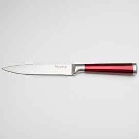 Нож 12,7см универсальный Alpenkok AK-2080/D "Burgundy" с красной ручкой