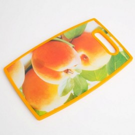 Доска разделочная "Персиковый нектар" (пластик) 19,5*31,5см (24) РД-3003