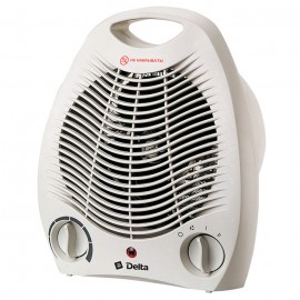 Тепловентилятор DELTA D-602: 2000 Вт,2 режима работы: холод.обдув,регулир.термостат, свет. индикатор (8)