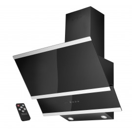 Кухонная вытяжка HOLT HT-RH-015 60 черная, стеклянная , 60 см, тип управления: сенсорное, дистанционное