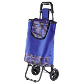 Тележка багажная ручная 20кг (сумка), 50кг (каркас) ТБР-22 синяя с красным (10)