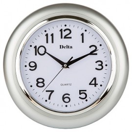 Часы настенные 29см, цвет серебро (10) DT-0092