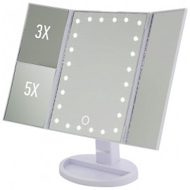 Зеркало косметическое трехстворчатое ENERGY EN-799Т, LED подсветка 159947-SK