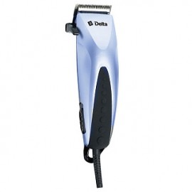Машинка для стрижки DELTA DL-4052 синяя (24): 10 Вт, регулир.длины срезаемых волос, 4 съемных гребня
